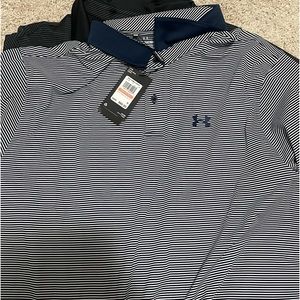 Brand new never worn UNDER ARMOUR PERFORMANCE STRIPE POLO SHIRT MEN'S 3XL
